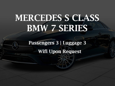 Mercedes Class BMW 7 Series | Cape Cod Black Car